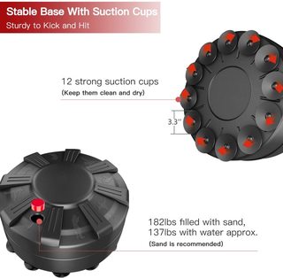 Dripex Punch Bag base and 12 suction cups.