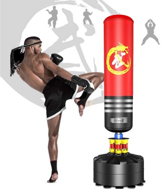 Dripex Punch Bag in red.