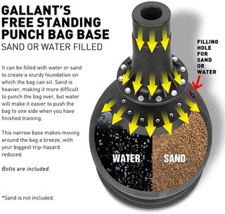 Base design of the Gallant Free Standing Punch Bag