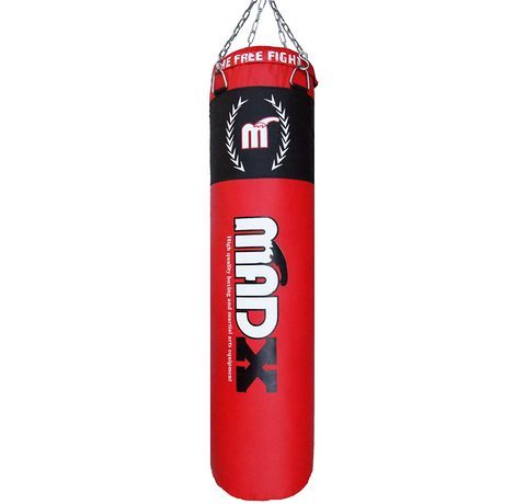 Full view of the MADX swinging punch bag including the chain.