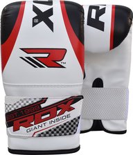 The boxing gloves included in the RDX boxing set.