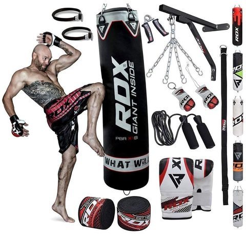 All 17 pieces in the RDX boxing set.
