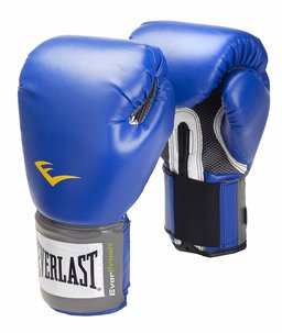 Blue pair of Everlast Pro Style Training Gloves.