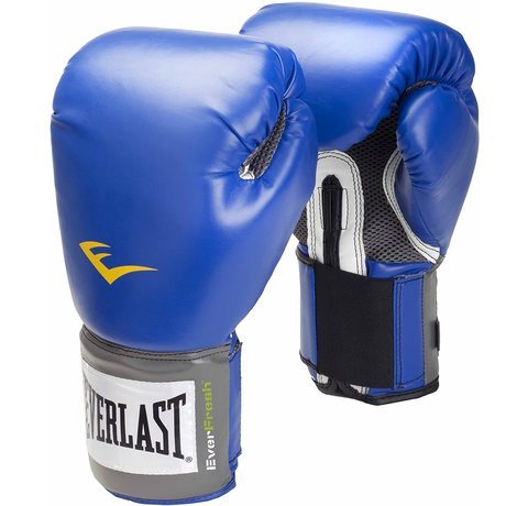 Red pair of Everlast Pro Style Training Gloves.