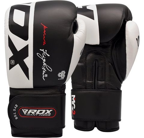 The four colours the RDX Cow Hide Boxing Gloves come in.